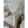 Baldachýn do domečkové postele - mušelínový