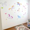 i1519 51707 self adhesive stickers for a room unicorns lg