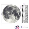 i2633 81150 wall stickers moon with stars lg