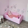 i2571 99554 wall stickers teddy bears with a name in pink lg