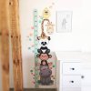 i448 51219 wall sticker child growth meter and happy animals 180cm lg