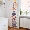 i448 17673 wall sticker child growth meter and happy animals 180cm lg