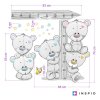 i2588 92878 childs growth chart for a wall teddy bears lg