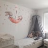 i2872 83165 aquarelle wall stickers bunnies on an umbrella lg