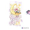 i303 99088 sticker pink owl on the moon lg