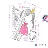 i2525 27180 inspio wall growth chart princess with cat lg