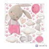 i4090 94548 wall sticker bunnies with stars for little girls lg
