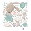 i4084 86690 sticker above crib bunnies with stars and balloons lg