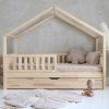 Domečková postel HouseBed Plus 190x90 cm přírodní