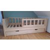 Dětská postel z masivu s přistýlkou Antonín - česká výroba
