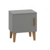 Noční stolek Kubík - šedý