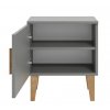 Noční stolek Kubík - šedý