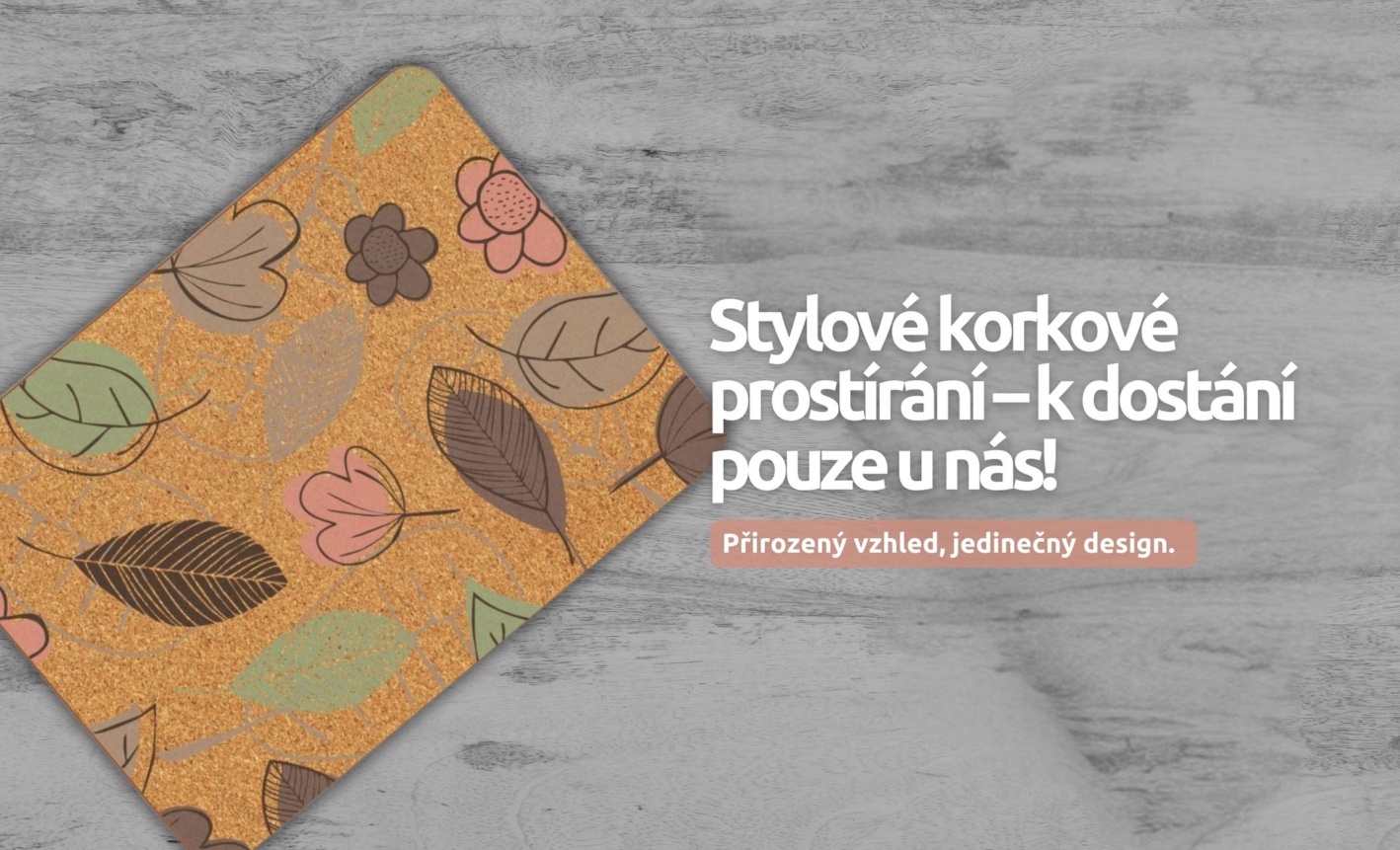 Originální prostírání-Korek-mob