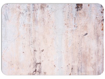 Odolné plastové prostírání 43 x 30 cm s motivem světlého kamene a opotřebeného kovu