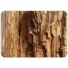 Prostírání na stůl s motivem dřevěné kůry, realistická textura, hnědé odstíny