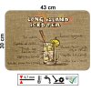 PVC prostírání s designem drinku Long Island Iced Tea, omyvatelné a mechanicky odolné