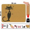 Korkové prostírání 38 x 28 cm černá kočka technické parametry