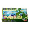 Krabička dětského puzzle delfíni pod mořem 20 dílků, balení puzzle pro děti