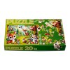 Krabička dětského puzzle zvířátka v lese, puzzle 20 dílků