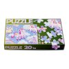 Krabička dětského puzzle jednorožci a hvězdy, puzzle 20 dílků