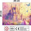 Dětské puzzle kouzelný zámek a princezny – rozměr 25 x 20 cm