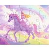 Dětské puzzle princezna na jednorožci pohádkový motiv