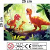 Dětské puzzle dinosauři pro děti rozměr 25 x 20 cm
