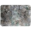 Plastové prostírání 43 x 30 cm s motivem tmavého kamene a patinovaného kovu
