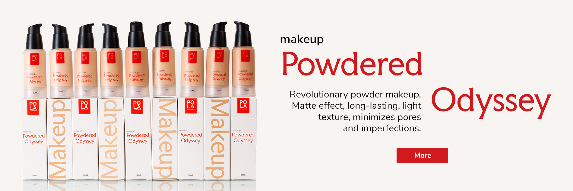 Powdered Odyssey Makeup