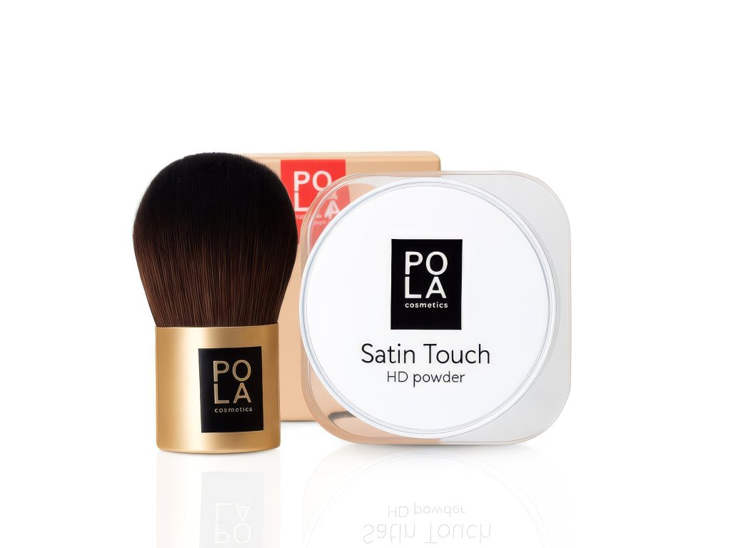 Pensulă Kabuki G1 si Satin Touch - HD pudr