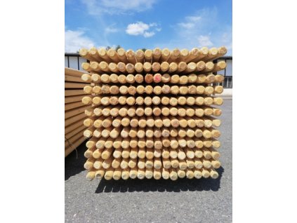 Kůl dřevěný průměr 6 cm - balení - 208 ks