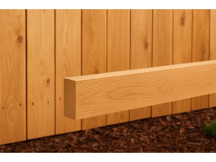 Dřevěný plot s detailní texturou