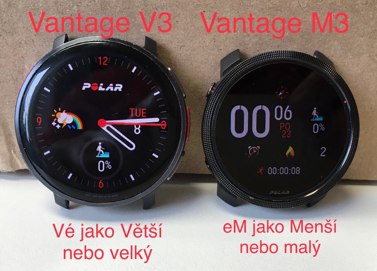 Malý a Velký - sportovní hodinky POLAR