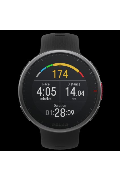 Polar Vantage V2 front black HR174