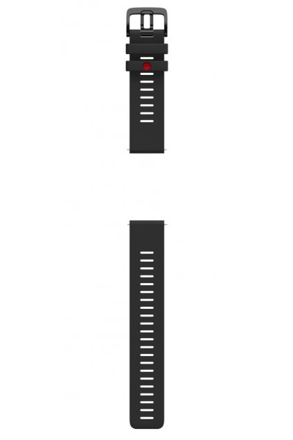 Polar Grit X wristband silicone black (1)