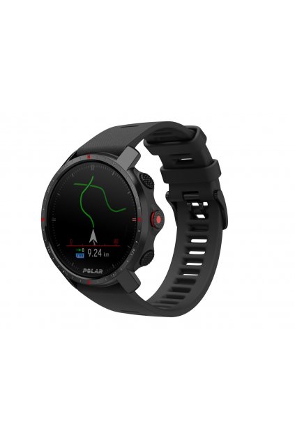 Polar Grit X Pro cerny trasa