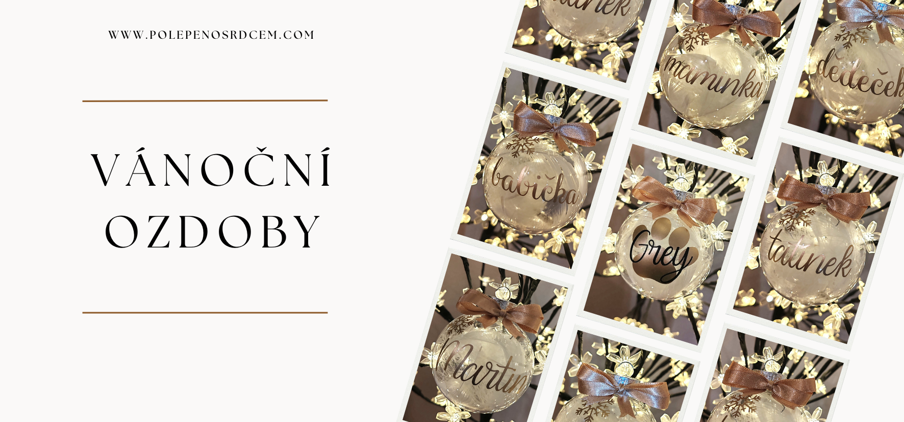 vánoční ozdoby