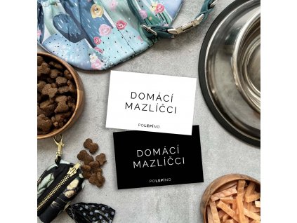 Domácí mazlíčci - nálepka na organizaci