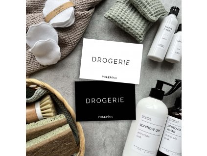 Drogerie - nálepka na organizaci