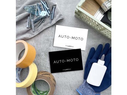 Auto-Moto - nálepka na organizaci