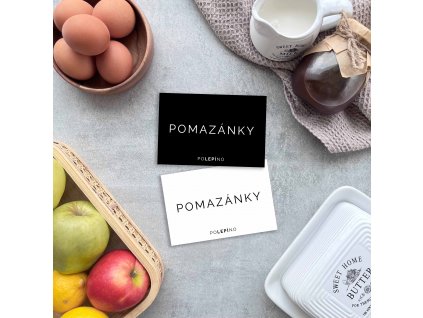 Pomazánky - nálepka na organizaci