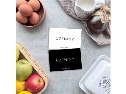 Uzeniny - nálepka na organizaci