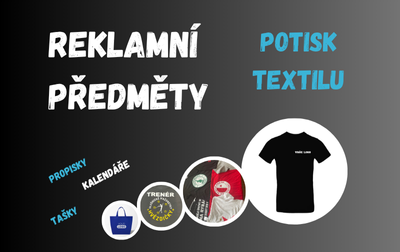 Potisk triček a textilu, reklamní předměty