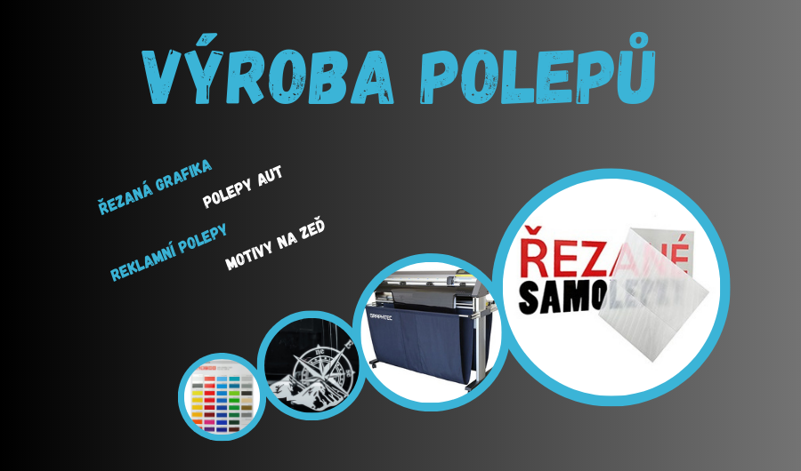 Výroba polepů a reklamních nápisů na auto