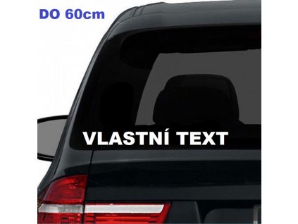 vlastní text do 60cm