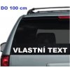 vlastní text do 100cm
