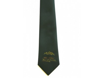 Myslivecká kravata s divočáky