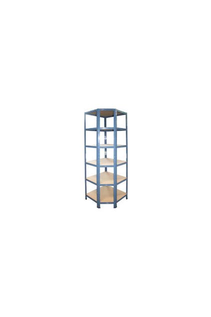 Rohový regál profi 230x70x40, 6-7 políc