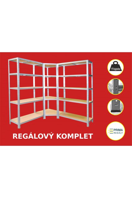 Regálový systém 200x170x30