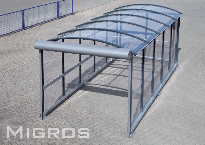 Přístřešek nákupních vozíků